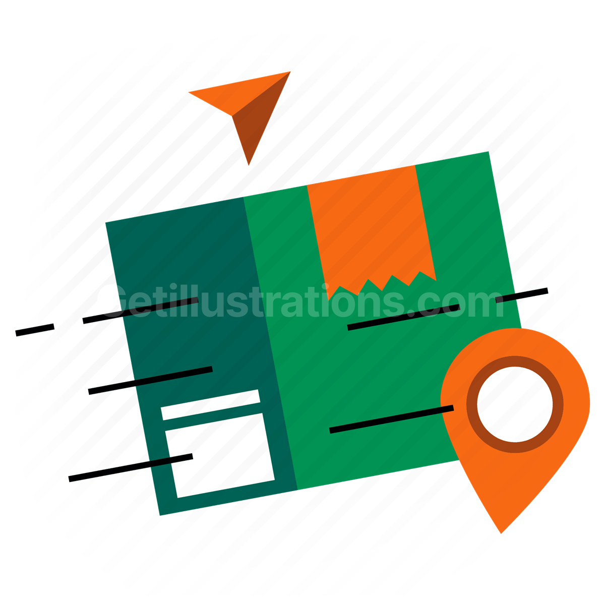 Navigation and Location illustration preview image